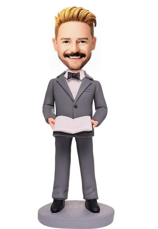 TeacherProfessor Custom Bobblehead With Engraved Text